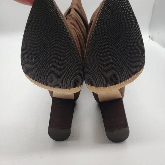 PAIGE Brown Heeled Boots - Picture 10 of 11